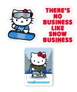The Hundreds Is Huge Hello Kitty X The Hundreds Sticker Set