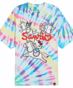 Dim Mak Collection DIM MAK X Sanrio Unicorn Friends Tee Tie Dye