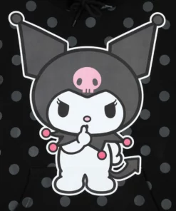 BIOWORLD Characters Kuromi X Dumbgood Polka Dot Hoodie