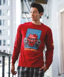 BIOWORLD Characters Hello Kitty X Gundam Zeon Longsleeve