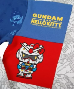 BIOWORLD Hello Kitty X Gundam Colorblock Hoodie 11 BIOWORLD Hello Kitty X Gundam Colorblock Hoodie