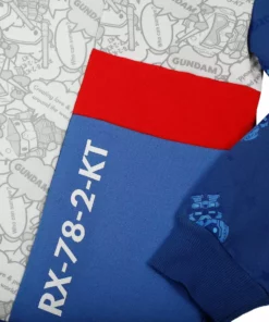 BIOWORLD Hello Kitty X Gundam Colorblock Hoodie 12 BIOWORLD Hello Kitty X Gundam Colorblock Hoodie