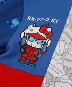 BIOWORLD Hello Kitty X Gundam Colorblock Hoodie 15 BIOWORLD Hello Kitty X Gundam Colorblock Hoodie