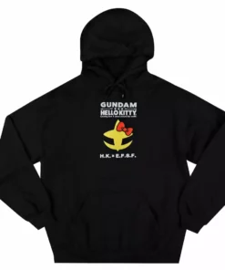 BIOWORLD Hello Kitty X Gundam E.F.S.F. Hoodie