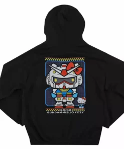 BIOWORLD Hello Kitty X Gundam E.F.S.F. Hoodie