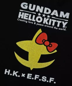 BIOWORLD Hello Kitty X Gundam E.F.S.F. Hoodie