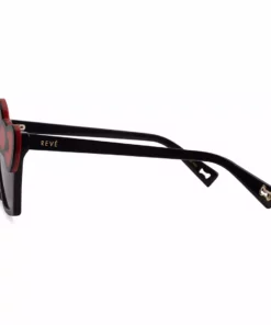 REVE (Black Truffle) Hello Kitty X REVÉ By RENÉ Biu Biu Sunglasses (Bow Red) Characters