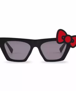 REVE (Black Truffle) Hello Kitty X REVÉ By RENÉ Biu Biu Sunglasses (Bow Red) Characters