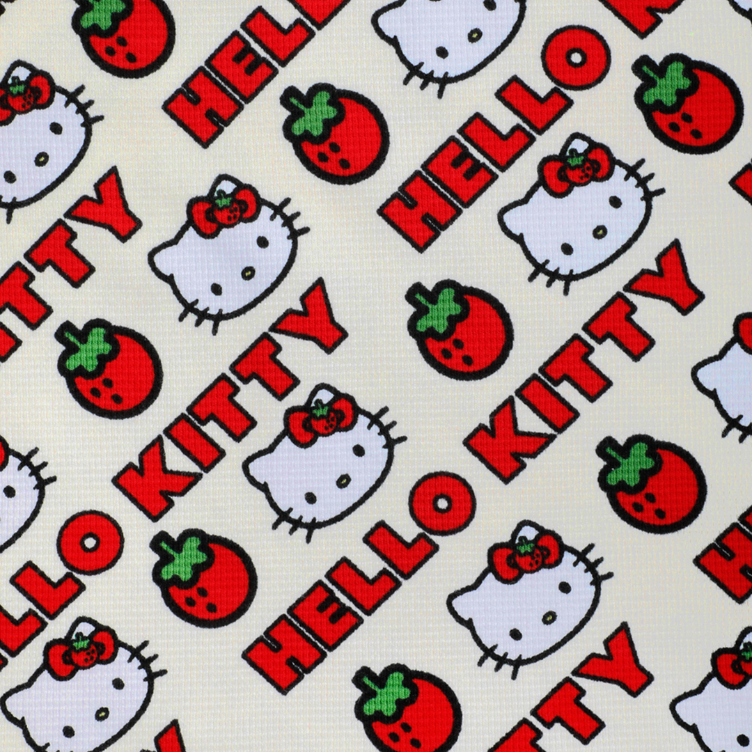 BIOWORLD Hello Kitty X Dumbgood Strawberry Tote Characters 4 BIOWORLD Hello Kitty X Dumbgood Strawberry Tote Characters