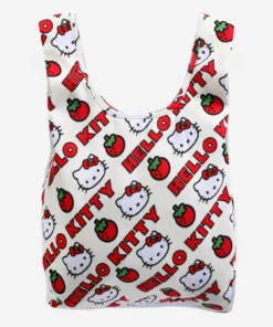 BIOWORLD Hello Kitty X Dumbgood Strawberry Tote Characters 7 BIOWORLD Hello Kitty X Dumbgood Strawberry Tote Characters