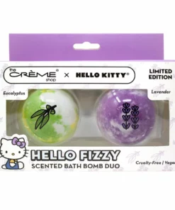 Hello Kitty X The Crème Shop Bath Bomb Duo (Eucalyptus & Lavender)