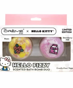 Characters Hello Kitty X The Crème Shop Bath Bomb Duo (Rose & Strawberry Milk)