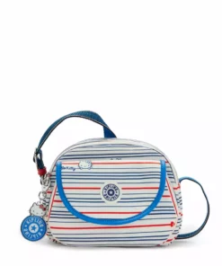 Kipling Retail, LLC Characters Hello Kitty X Kipling Classic Stripes Stelma Crossbody Bag