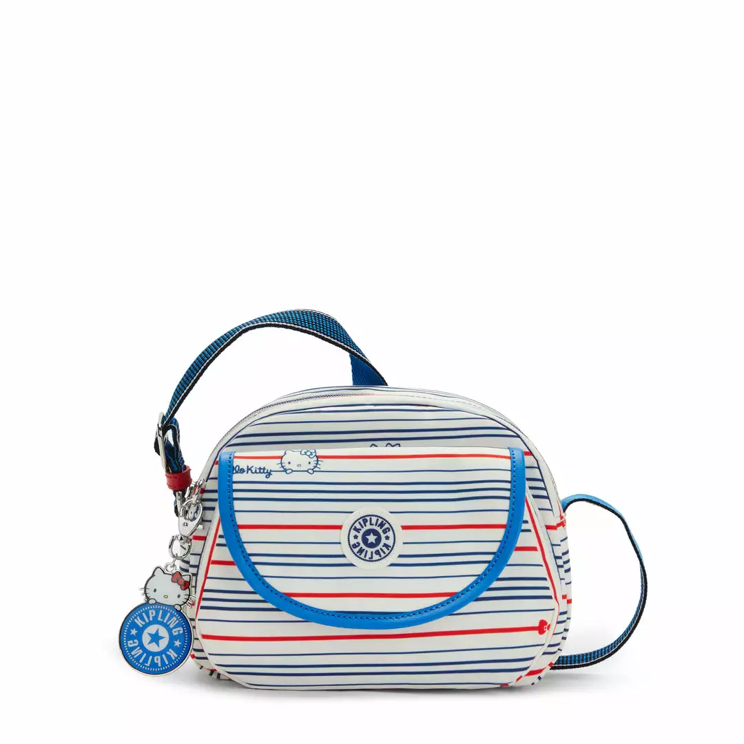 Kipling Retail, LLC Characters Hello Kitty X Kipling Classic Stripes Stelma Crossbody Bag 3 Kipling Retail, LLC Characters Hello Kitty X Kipling Classic Stripes Stelma Crossbody Bag