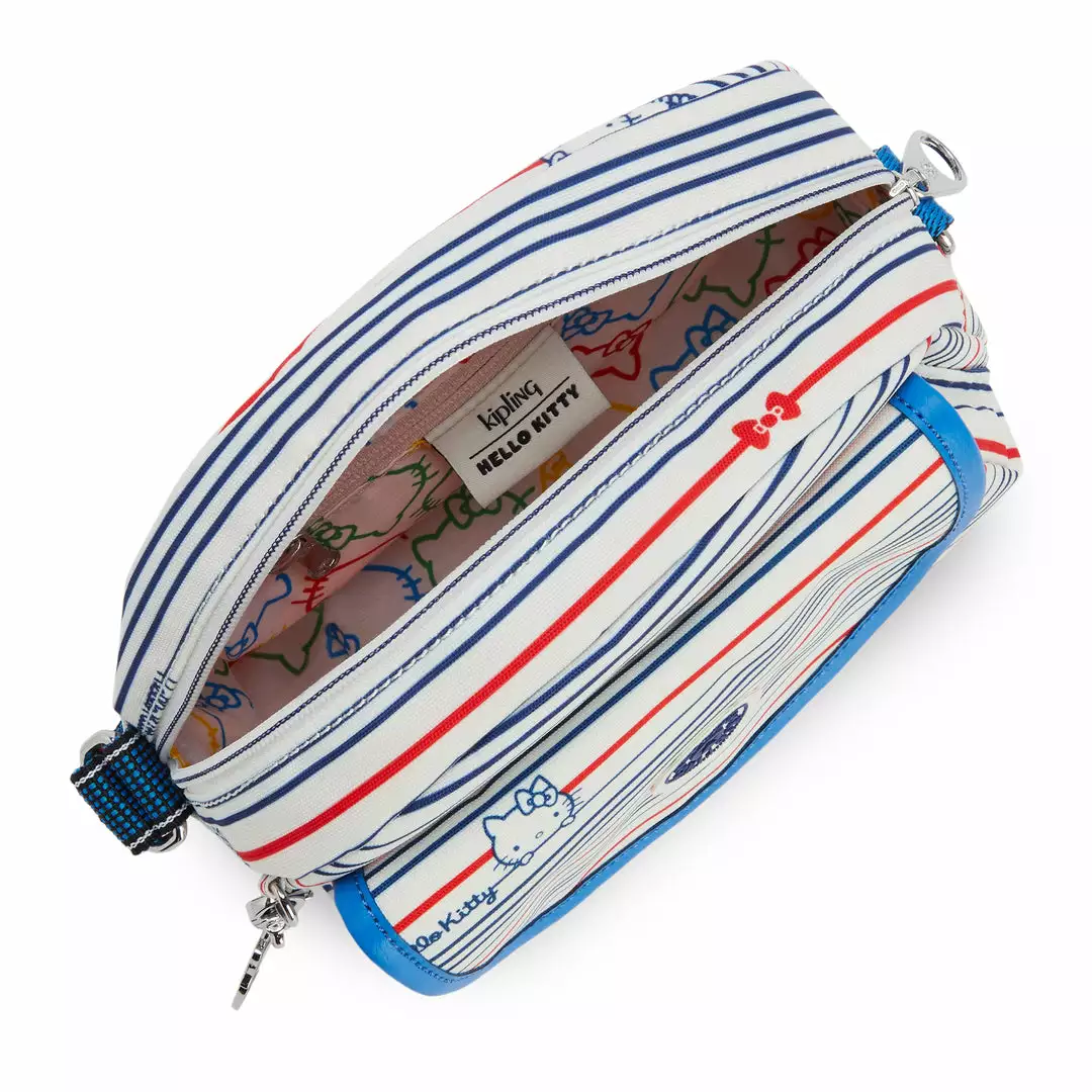 Kipling Retail, LLC Characters Hello Kitty X Kipling Classic Stripes Stelma Crossbody Bag 6 Kipling Retail, LLC Characters Hello Kitty X Kipling Classic Stripes Stelma Crossbody Bag