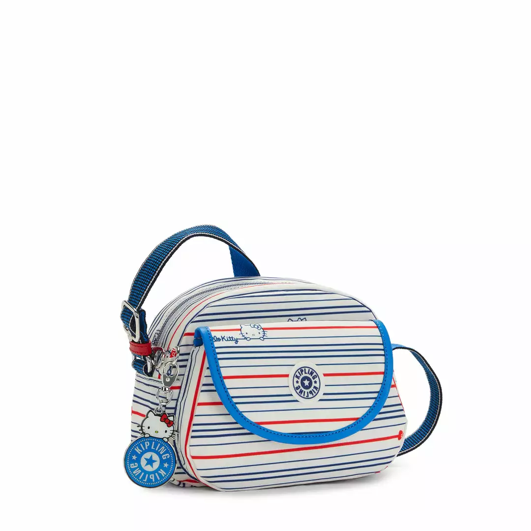 Kipling Retail, LLC Characters Hello Kitty X Kipling Classic Stripes Stelma Crossbody Bag 7 Kipling Retail, LLC Characters Hello Kitty X Kipling Classic Stripes Stelma Crossbody Bag