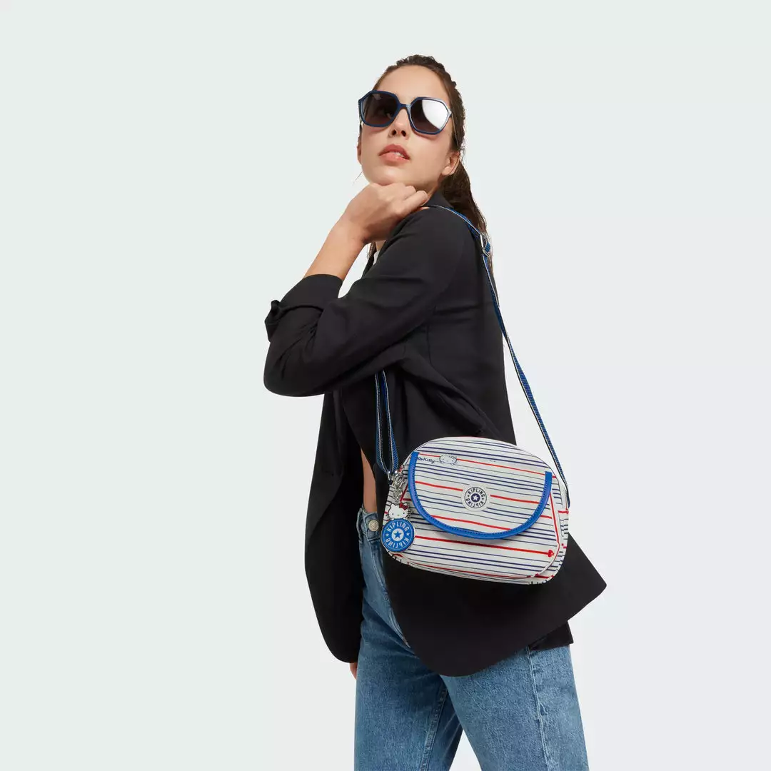Kipling Retail, LLC Characters Hello Kitty X Kipling Classic Stripes Stelma Crossbody Bag 4 Kipling Retail, LLC Characters Hello Kitty X Kipling Classic Stripes Stelma Crossbody Bag
