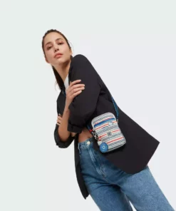 Kipling Retail, LLC Hello Kitty X Kipling Classic Stripes Tally Sling Bag