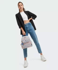 Kipling Retail, LLC Hello Kitty X Kipling Classic Stripes Matta Backpack Characters