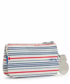 Kipling Retail, LLC Hello Kitty X Kipling Classic Stripes Zipper Pouch