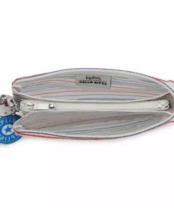 Kipling Retail, LLC Hello Kitty X Kipling Classic Stripes Zipper Pouch