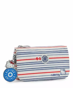 Kipling Retail, LLC Hello Kitty X Kipling Classic Stripes Zipper Pouch