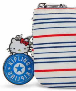 Kipling Retail, LLC Hello Kitty X Kipling Classic Stripes Zipper Pouch