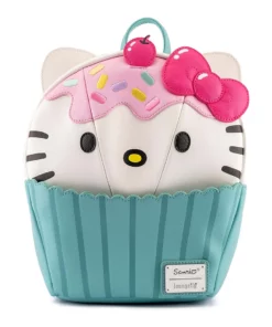 Hello Kitty Loungefly Cupcake Mini Backpack New