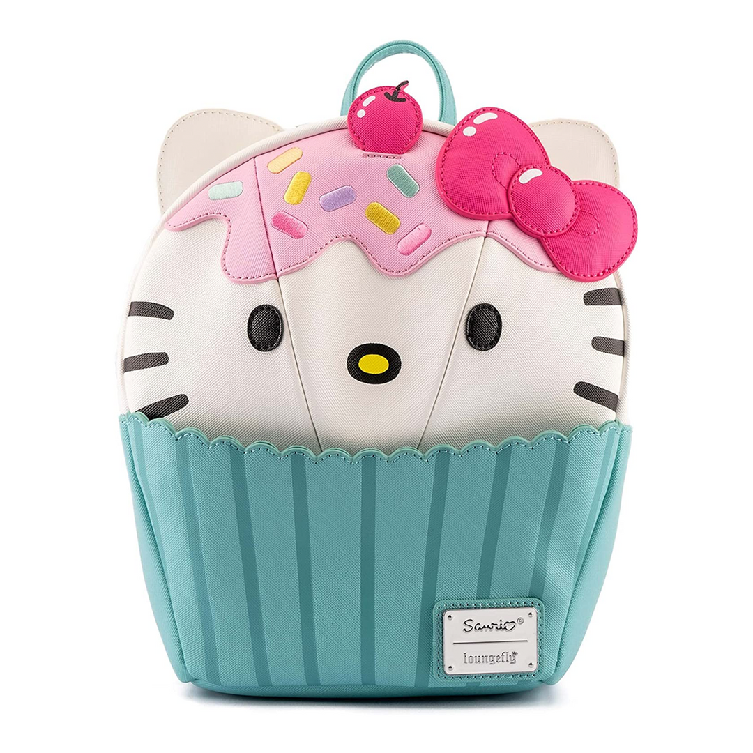 Hello Kitty Loungefly Cupcake Mini Backpack New 3 Hello Kitty Loungefly Cupcake Mini Backpack New