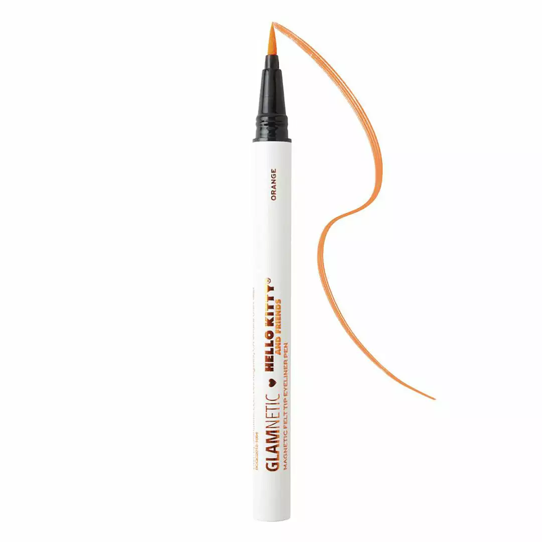 Glamnetic X Hello Kitty And Friends Magnetic Eyeliner Pen Gudetama Orange 3 Glamnetic X Hello Kitty And Friends Magnetic Eyeliner Pen Gudetama Orange