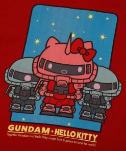 BIOWORLD Characters Hello Kitty X Gundam Zeon Longsleeve