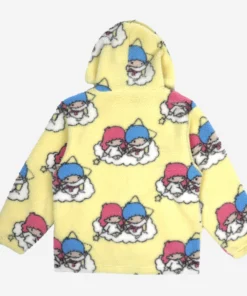 BIOWORLD LittleTwinStars X Dumbgood Sherpa Zip Hoodie Characters