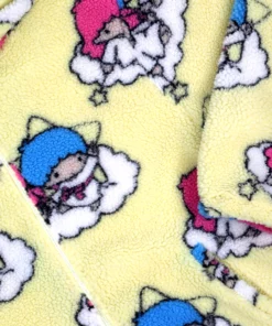 BIOWORLD LittleTwinStars X Dumbgood Sherpa Zip Hoodie Characters 7 BIOWORLD LittleTwinStars X Dumbgood Sherpa Zip Hoodie Characters