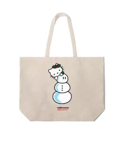 The Hundreds Is Huge Characters Hello Kitty X The Hundreds Snowman Tote (Khaki)