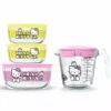 Instant Brands Hello Kitty X Pyrex Glass Storage Containers (Set Of 3) With Measuring Cup