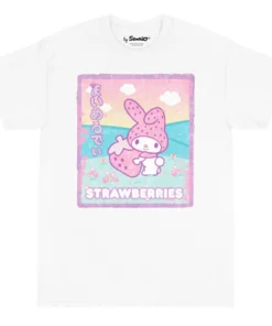 Printful My Melody Strawberry Milk Tee
