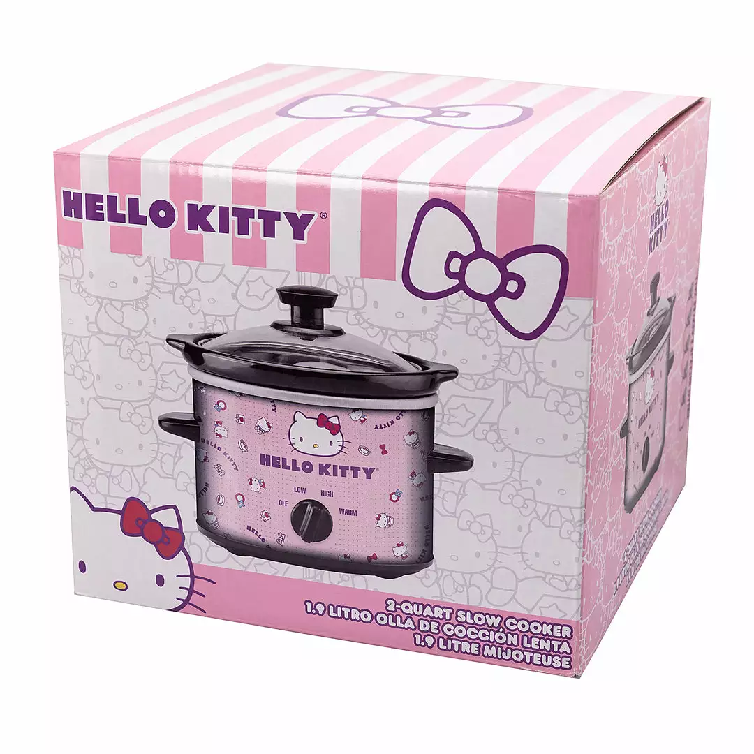 Uncanny Brands, LLC New Hello Kitty 2-Quart Slow Cooker 4 Uncanny Brands, LLC New Hello Kitty 2-Quart Slow Cooker