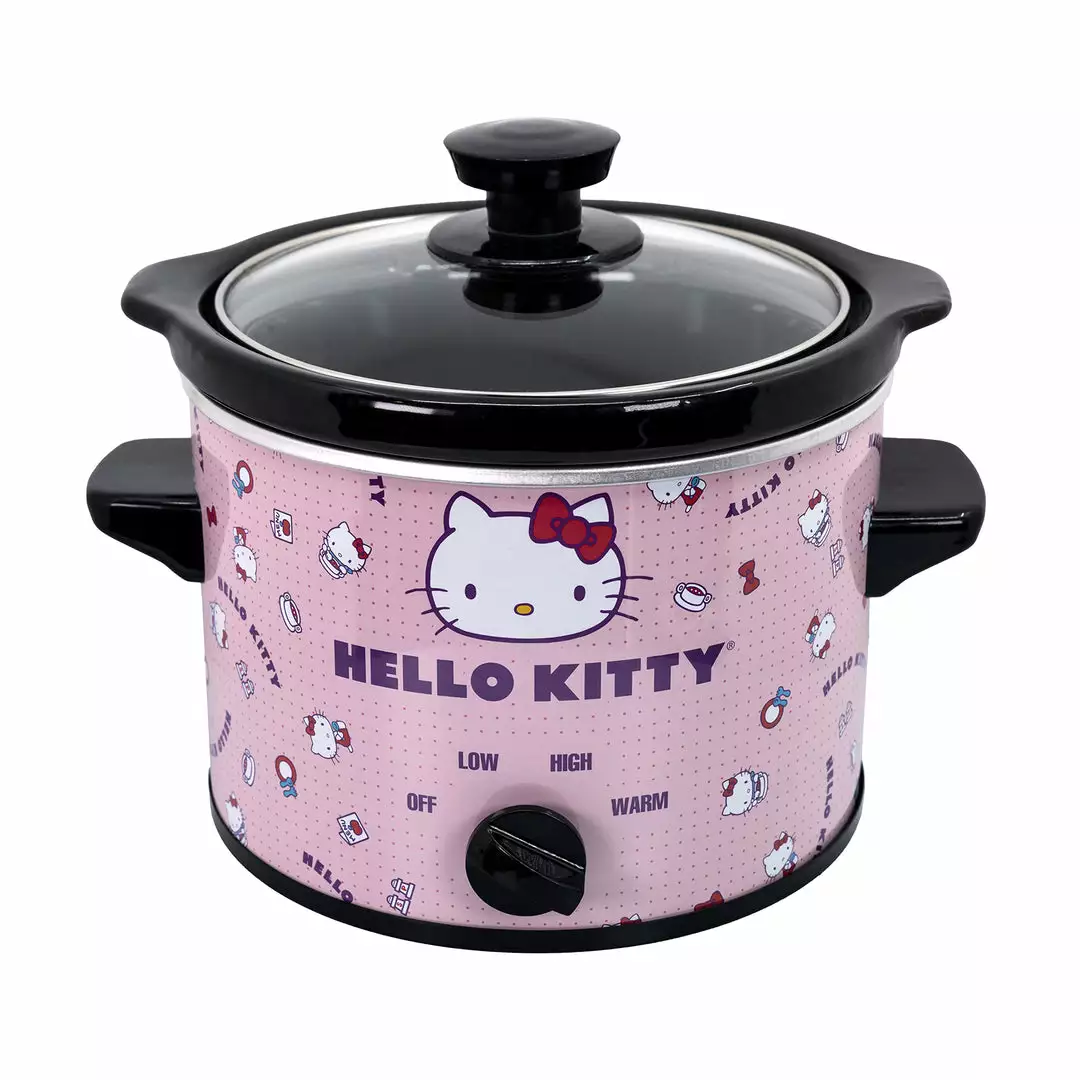 Uncanny Brands, LLC New Hello Kitty 2-Quart Slow Cooker 3 Uncanny Brands, LLC New Hello Kitty 2-Quart Slow Cooker
