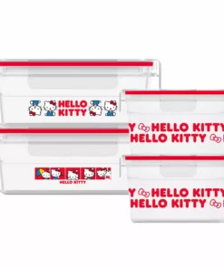 Instant Brands Hello Kitty X Snapware Plastic Kitchen Containers (Set Of 4) Characters