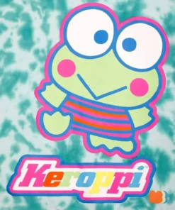 BIOWORLD Keroppi X Dumbgood Tie-dye Tee
