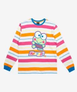 BIOWORLD Characters Keroppi X Dumbgood Striped Long Sleeve