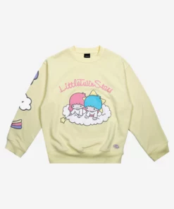 BIOWORLD LittleTwinStars X Dumbgood Crewneck Sweatshirt