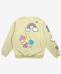 BIOWORLD LittleTwinStars X Dumbgood Crewneck Sweatshirt