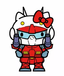 Hello Kitty X Gundam FiGPiN #776 Guncannon Hello Kitty