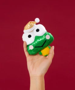 HUNET USA Holiday 2021 Sequin Keroppi Ornament Home