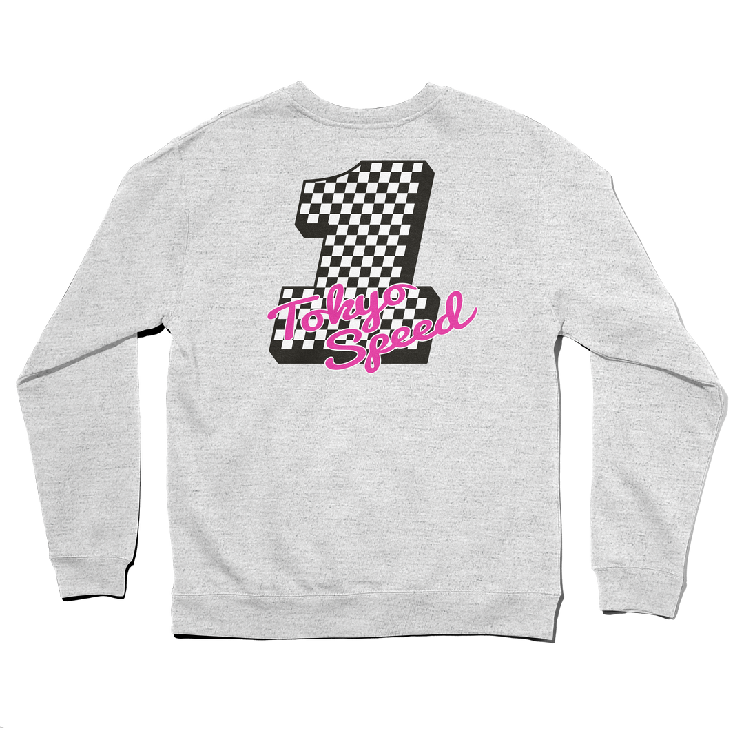 Girl Skateboards Hello Kitty X GIRL Tokyo Speed #1 Sweatshirt (Silver Ash) Characters 3 Girl Skateboards Hello Kitty X GIRL Tokyo Speed #1 Sweatshirt (Silver Ash) Characters