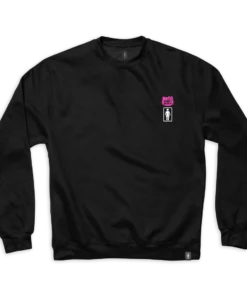 Girl Skateboards Hello Kitty X GIRL Tokyo Speed #1 Sweatshirt (Black)