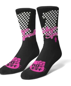 Girl Skateboards Characters Hello Kitty X GIRL Tokyo Speed Socks