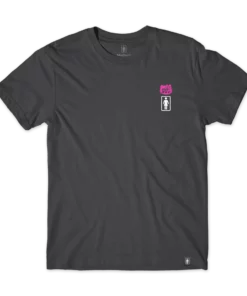 Girl Skateboards Hello Kitty X GIRL Tokyo Speed Tee (Charcoal)