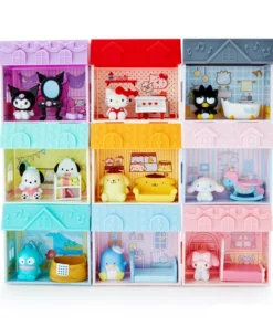 Japan Original Kuromi Mini House Figurine Characters 11 Japan Original Kuromi Mini House Figurine Characters